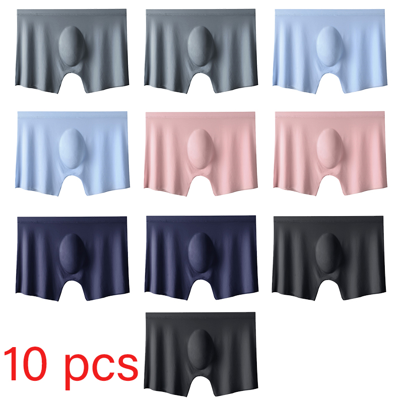 10 Pcs/Lot Men's Summer Ice Si - đánh giá và giá Multi Pack Underwear