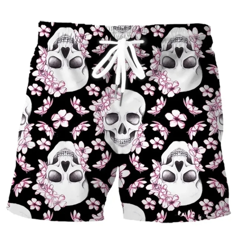 Hawaiian Men Swim Trunks Skull - đánh giá và giá Trunk Breathable Men