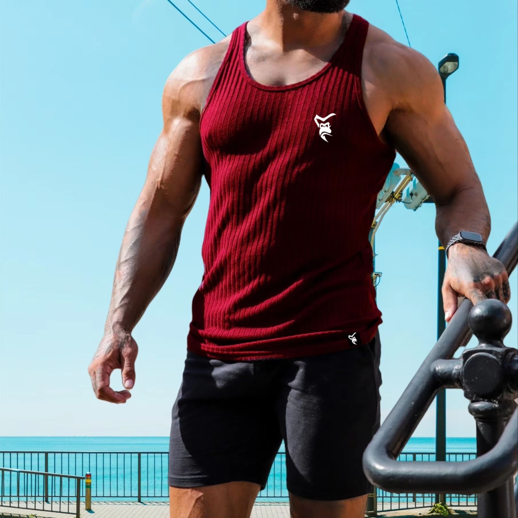 NEW Men's Quick Dry Running Ta - đánh giá và giá Sleeveless Undershirt