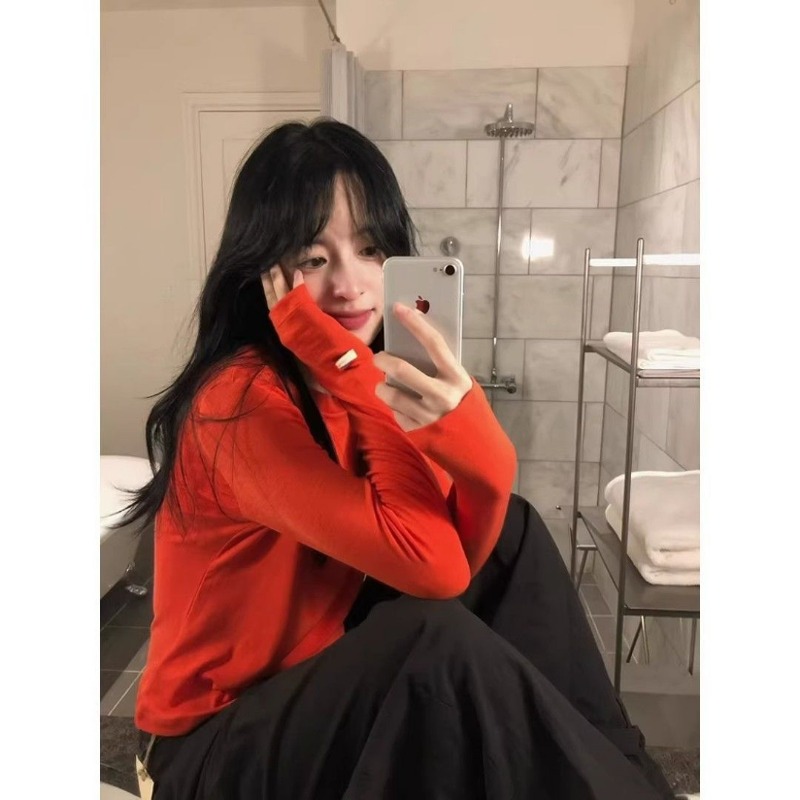 Women Crew Neck Long Sleeve To - đánh giá và giá Undershirt Crew Neck