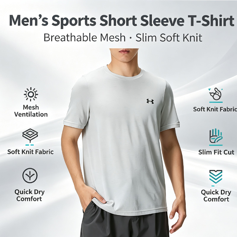 Under Armour Men Slim Fit Mesh - đánh giá và giá Undershirt Crew Neck