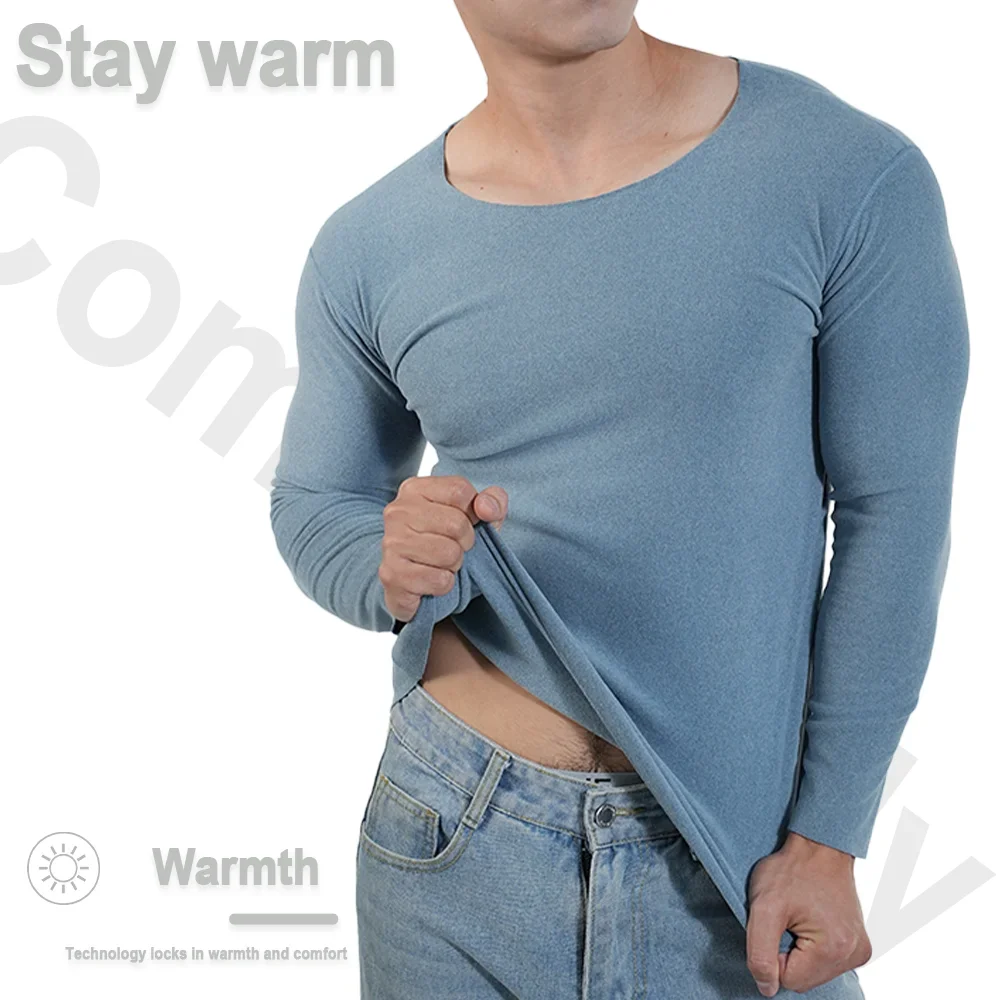 Men Thermal Underwear Long Sle - đánh giá và giá Undershirt Crew Neck