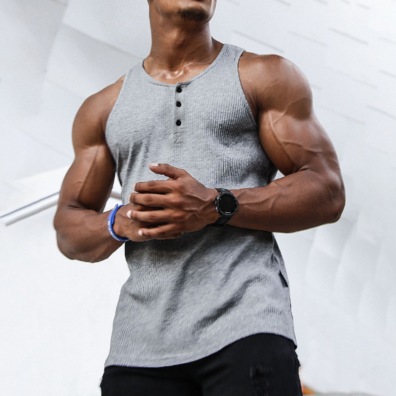 Men’s Ribbed Top Sleeveless He - đánh giá và giá Undershirt Crew Neck